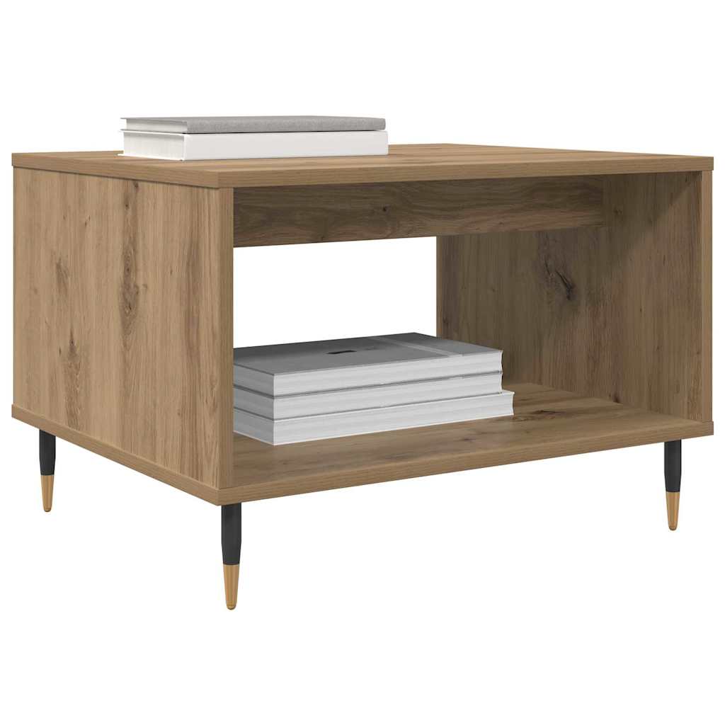 Couchtisch Eiche handwerklich 60 x 50 x 40 cm Holzwerkstoff