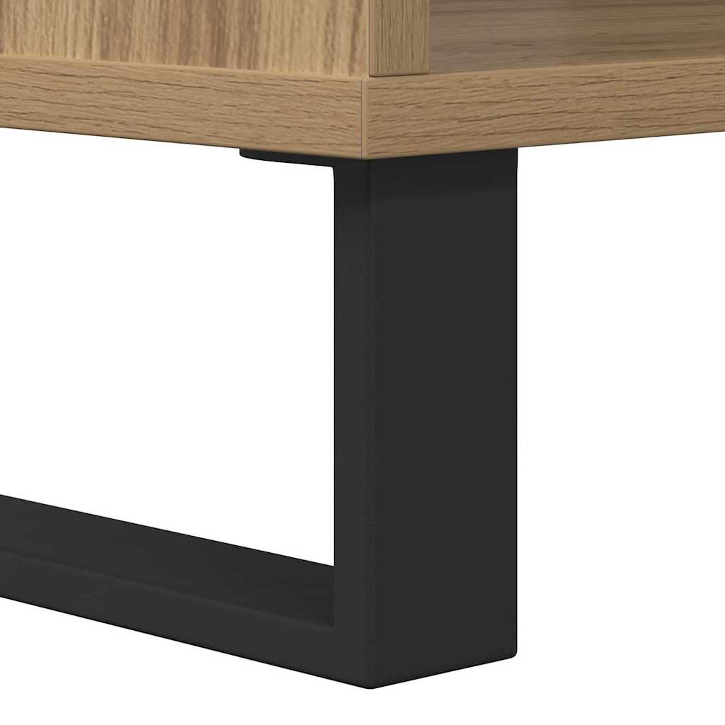 Couchtisch Eiche handwerklich 60 x 50 x 40 cm Holzwerkstoff