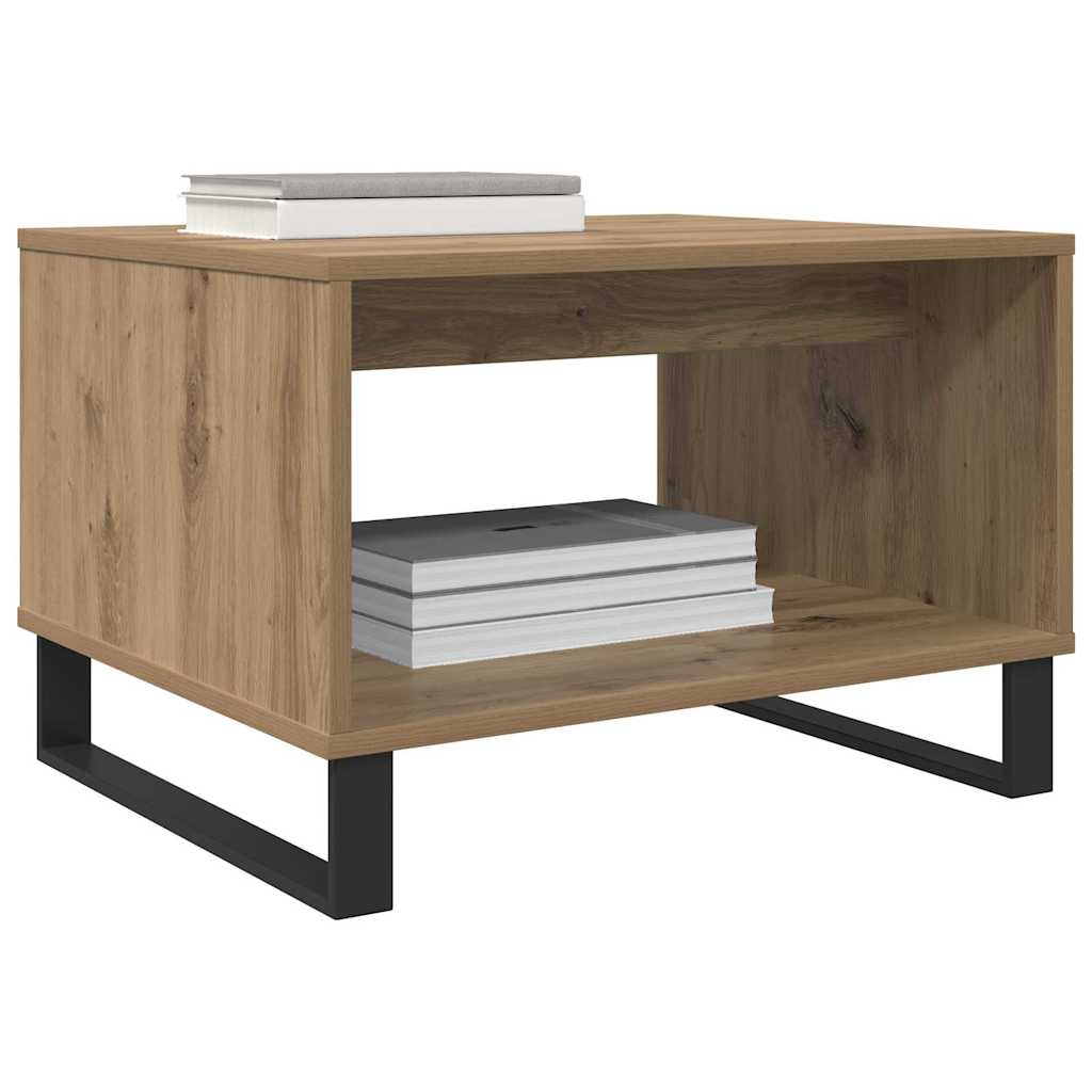Couchtisch Eiche handwerklich 60 x 50 x 40 cm Holzwerkstoff