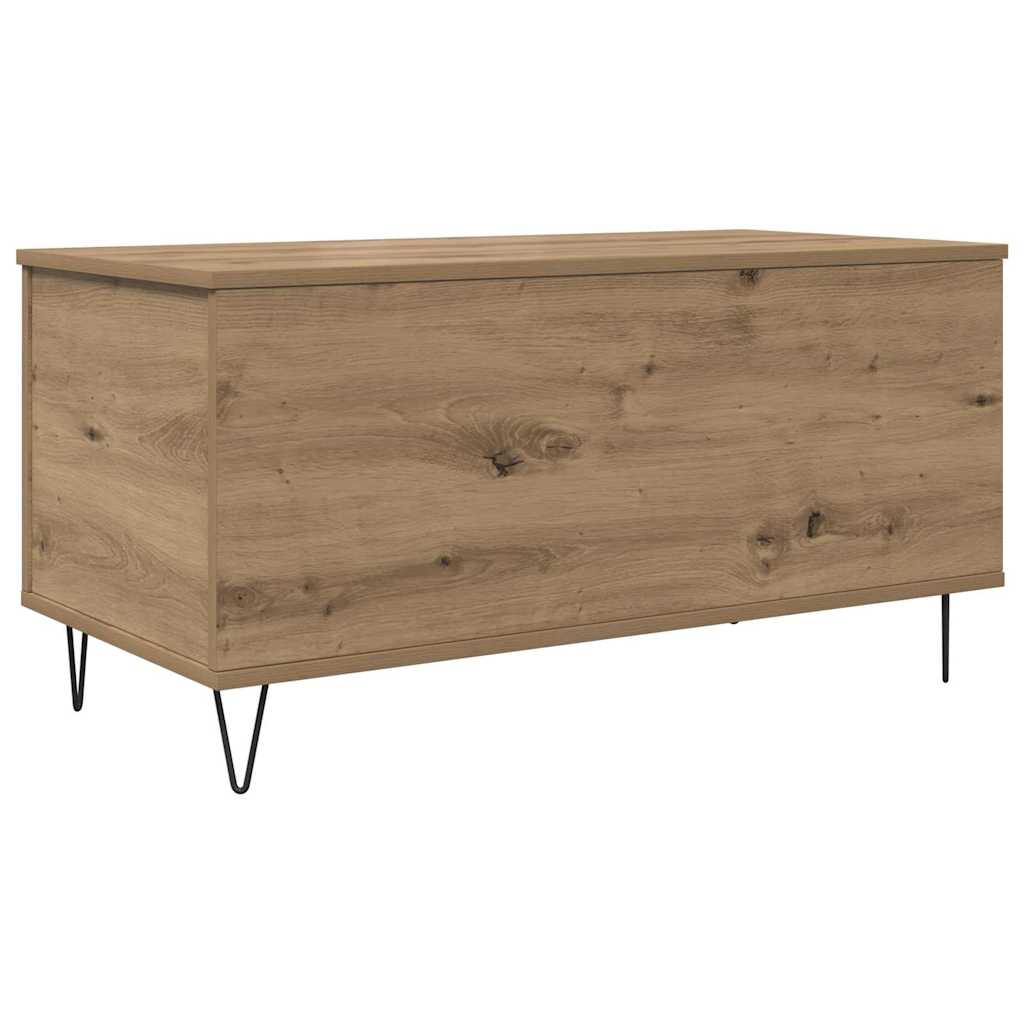 Couchtisch Eiche handwerklich 90 x 44.5 x 45 cm Holzwerkstoff