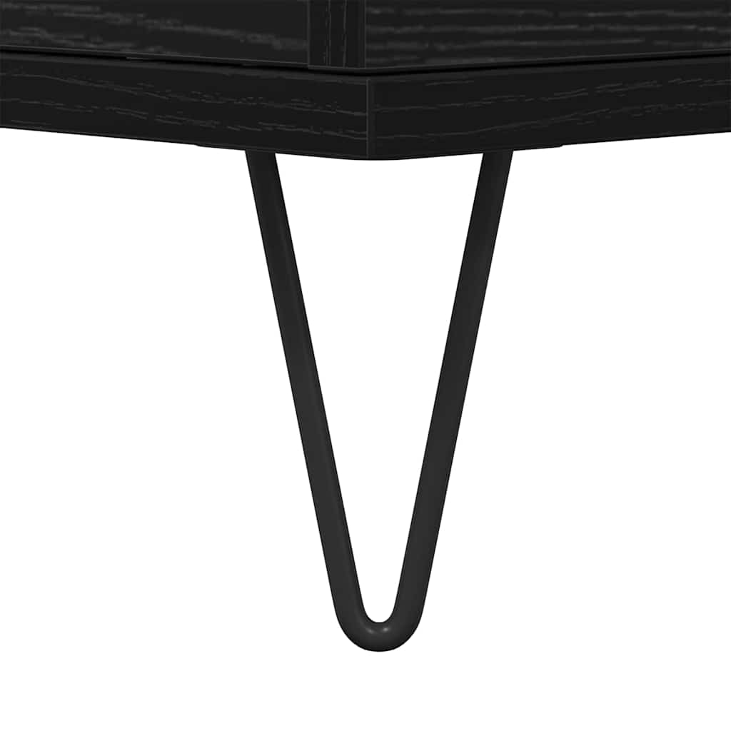 Couchtisch Schwarze Eiche 90 x 44.5 x 45 cm Holzwerkstoff