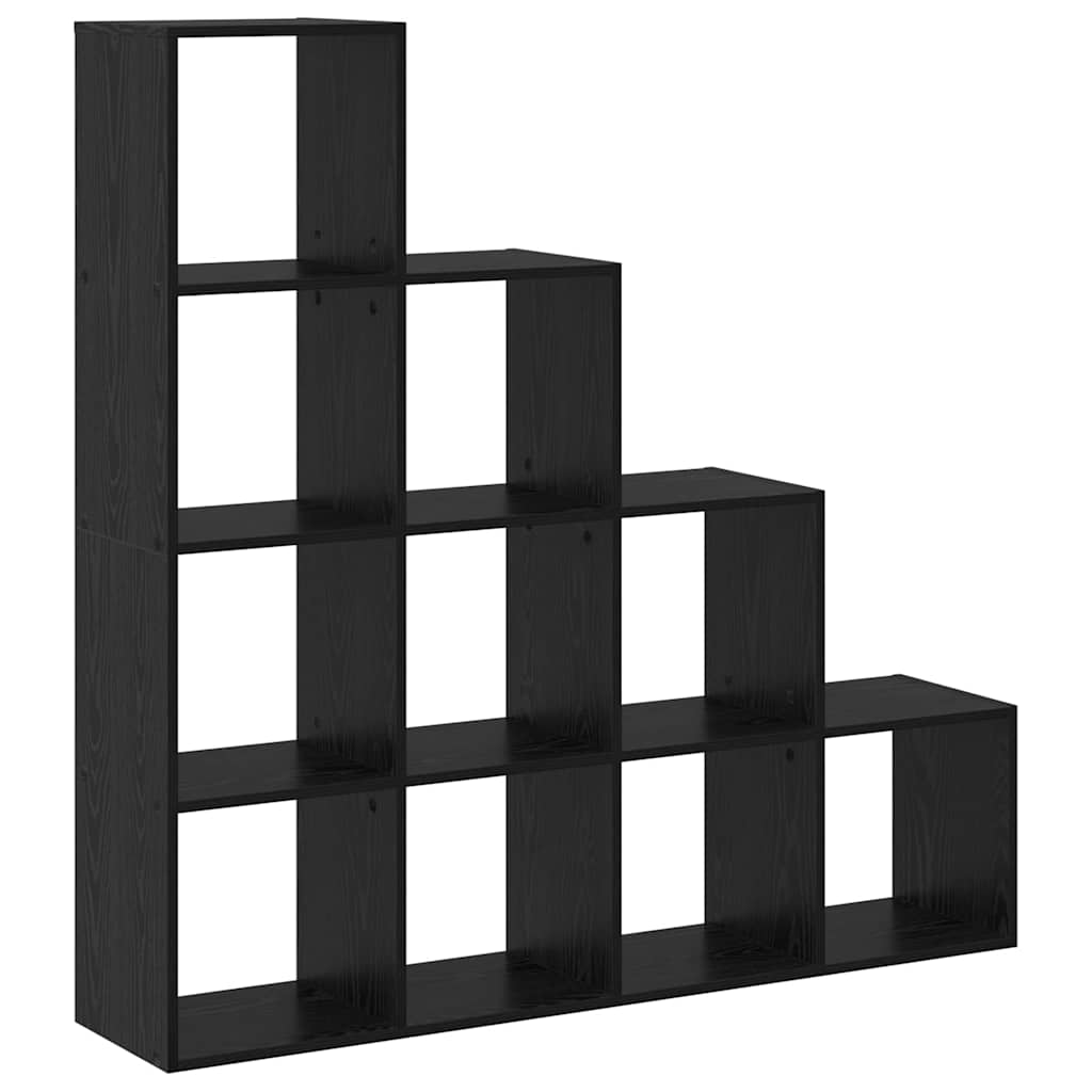 Raumteiler Bücherregal Schwarze Eiche 131,5 x 29 x 131,5 cm