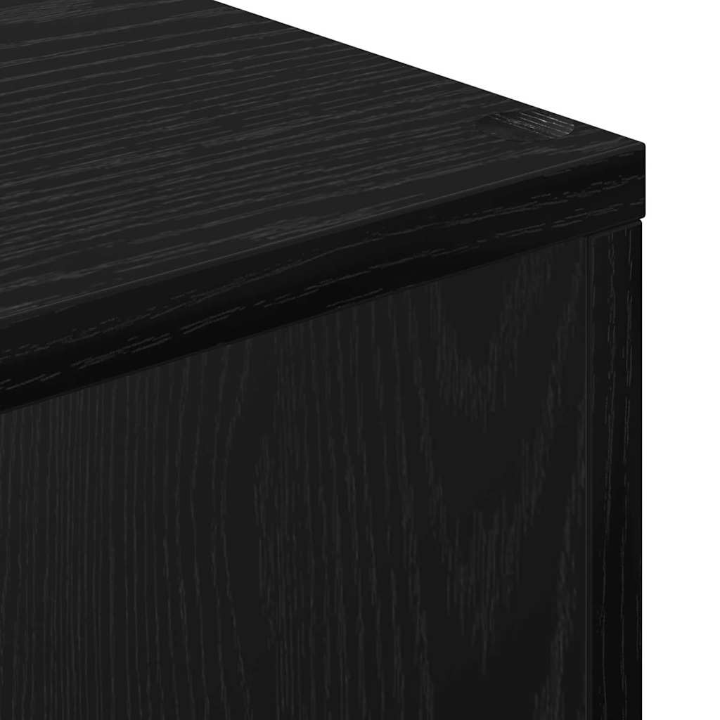Bücherregal Schwarze Eiche 63 x 20 x 90 cm Holzwerkstoff