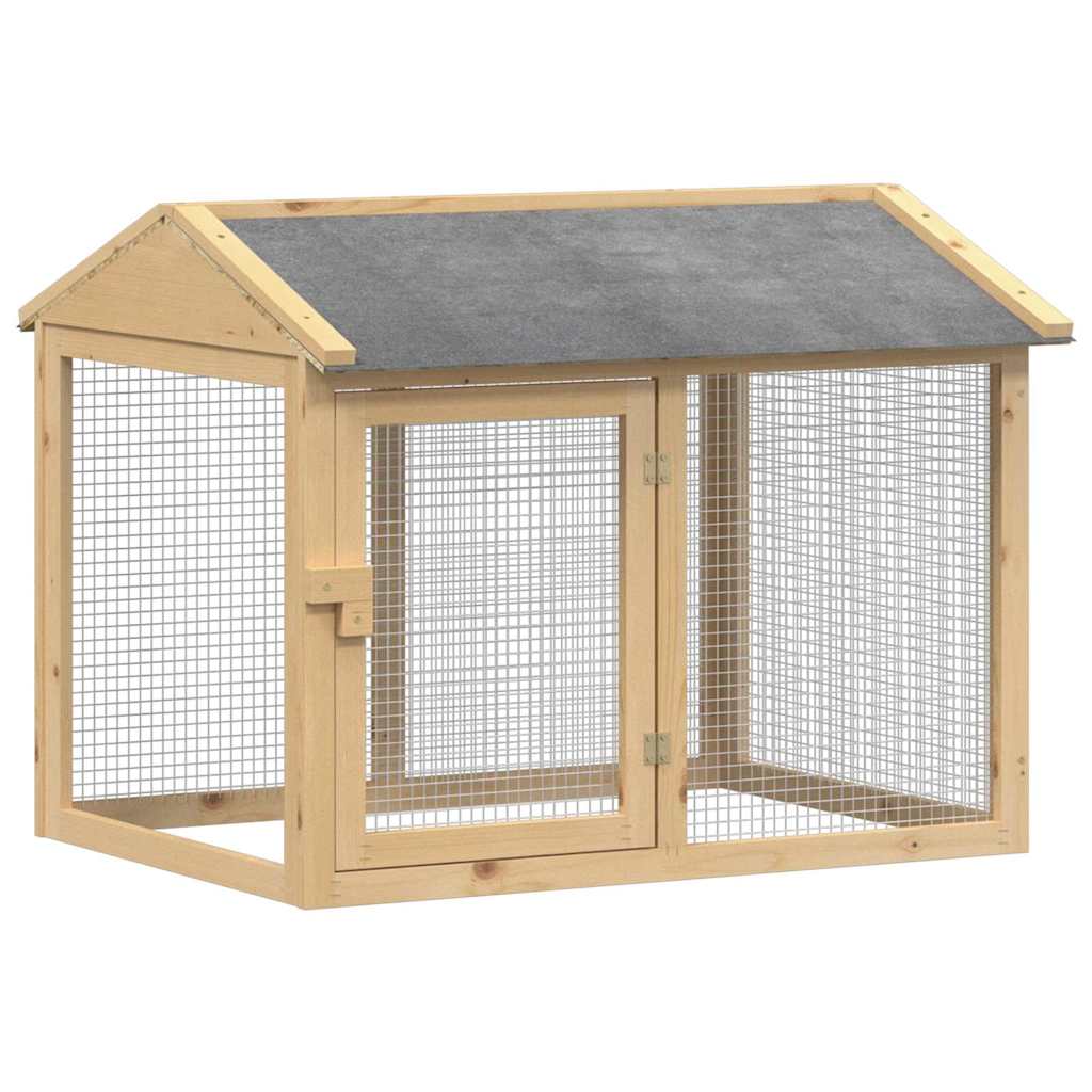Hühnerunterkunft Braun 225 x 60 x 89 cm