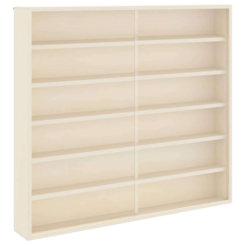 Holz-Sammelvitrine mit Regal Braun 60 x 8.5 x 54 cm Sperrholz