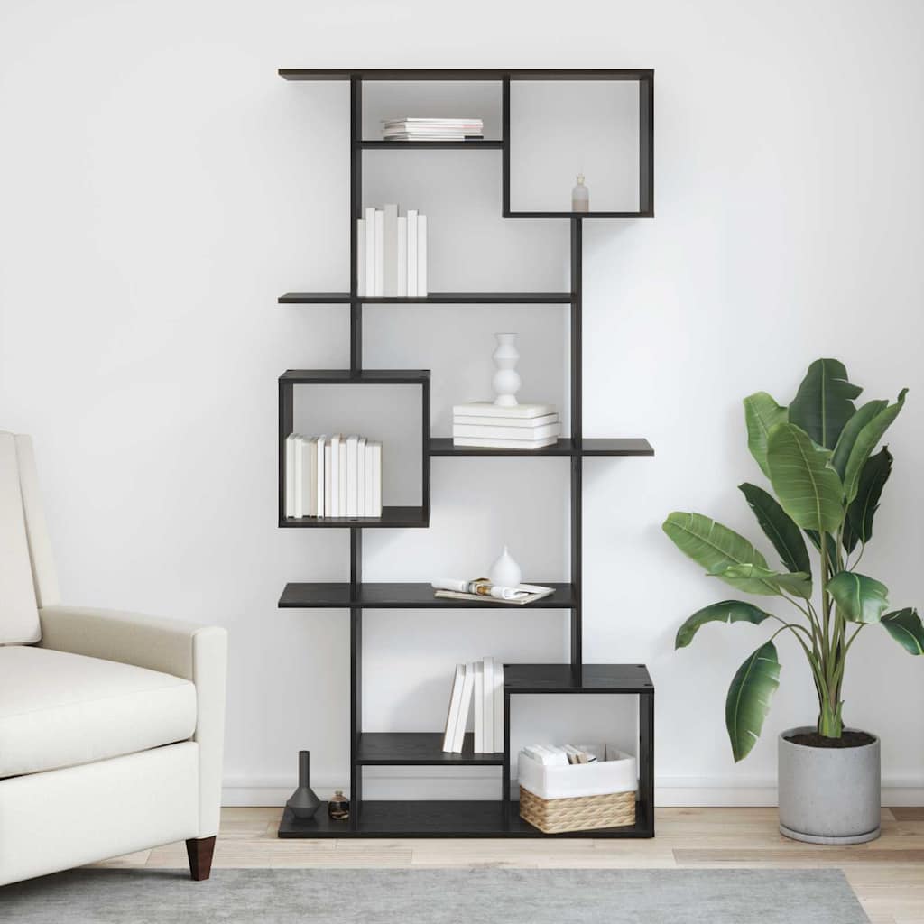 Bücherregal Schwarze Eiche 92 x 29 x 188 cm Holzwerkstoff