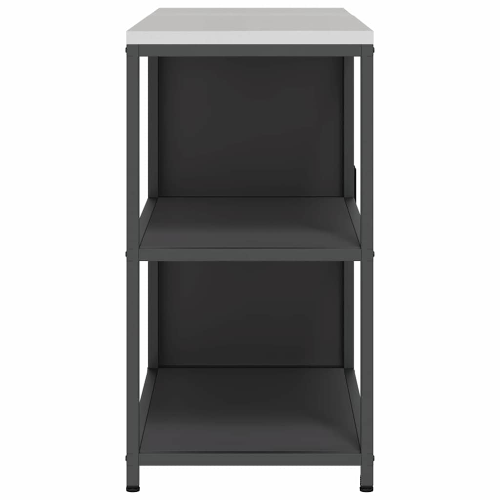 Küchenlager-Set mit Regal 2 pcs Schwarz 150 x 50 x 92 cm