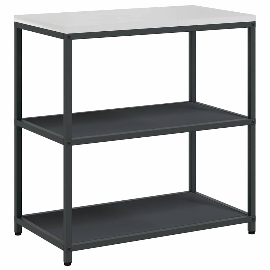 Küchenlager-Set mit Regal 2 pcs Anthrazit 150 x 50 x 92 cm
