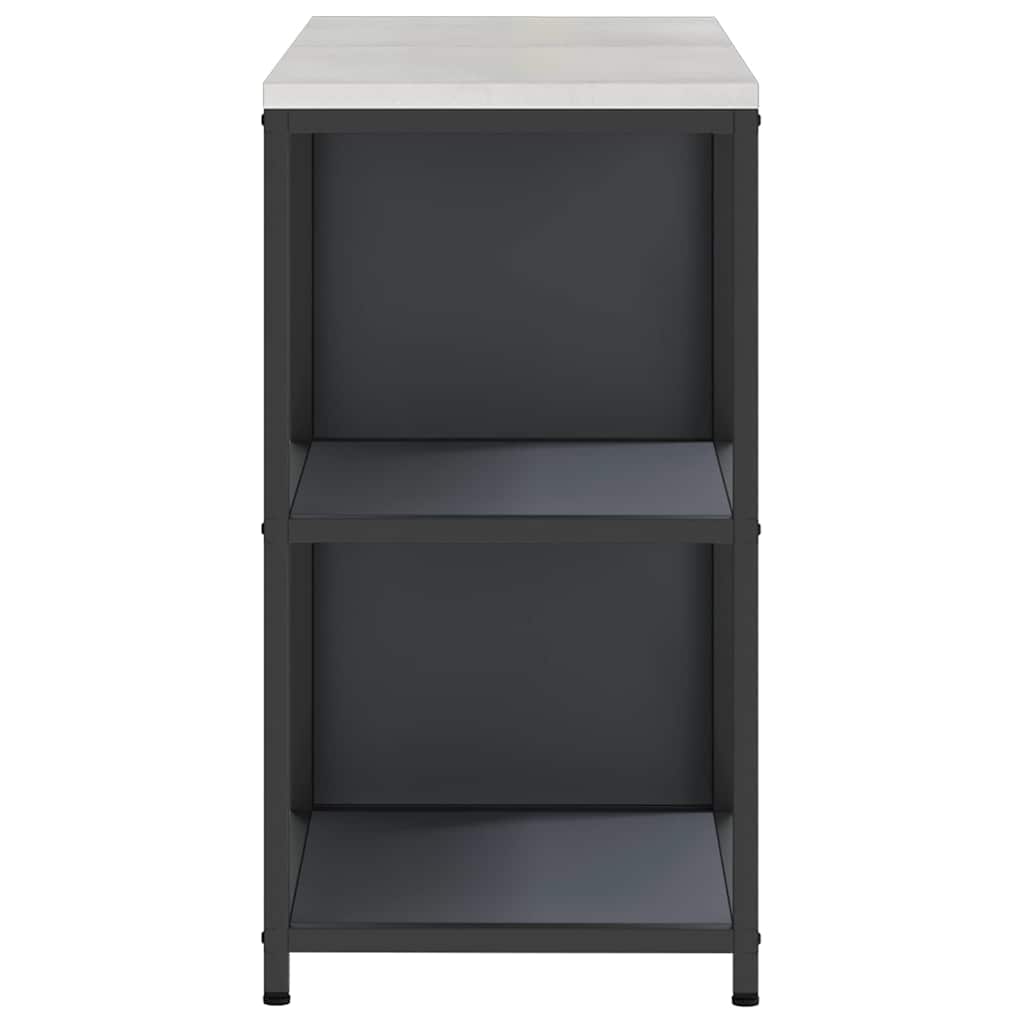 Küchenlager-Set mit Regal 2 pcs Anthrazit 150 x 50 x 92 cm
