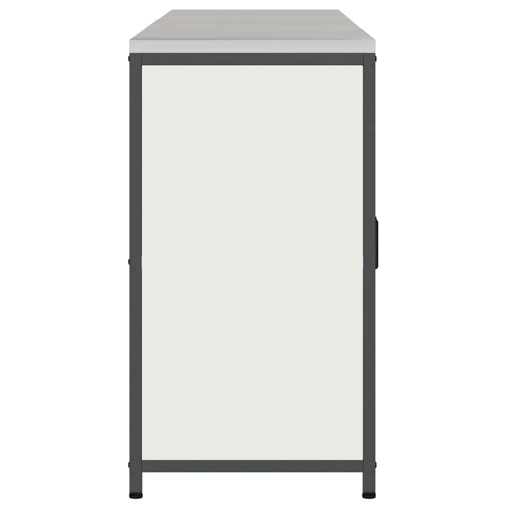 Küchenlager-Set 3 pcs Weiß 180 x 50 x 92 cm Kaltgewalzter Stahl