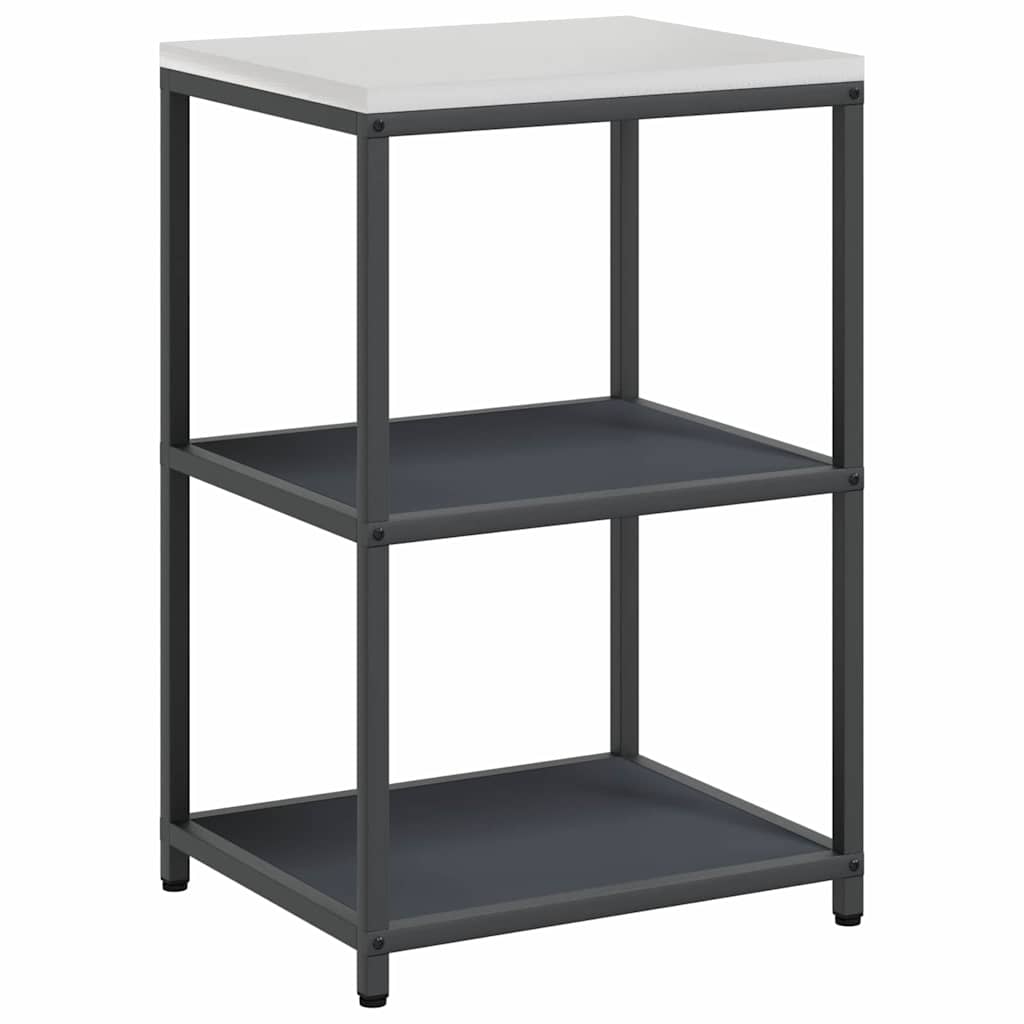 Küchenlager-Set mit Regal 3 pcs Anthrazit 210 x 50 x 92 cm