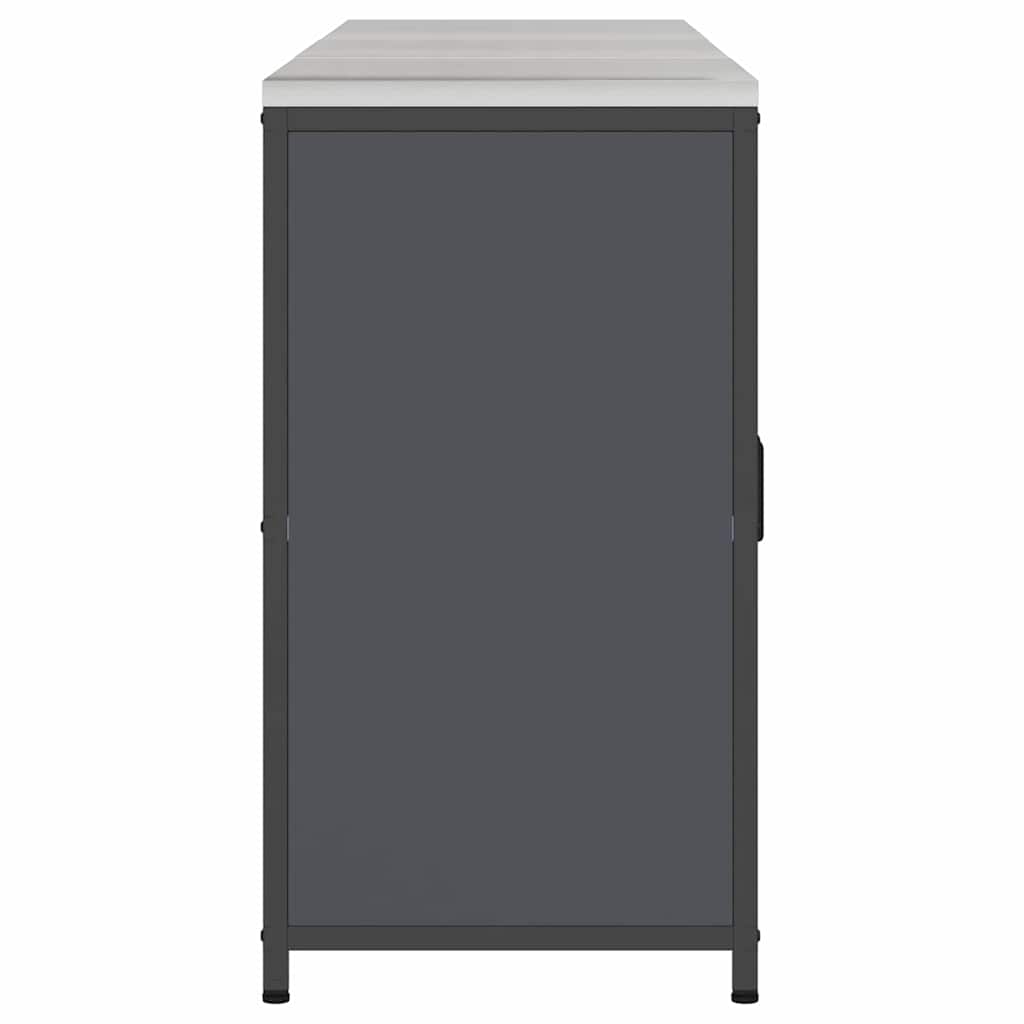 Küchenlager-Set mit Regal 3 pcs Anthrazit 210 x 50 x 92 cm