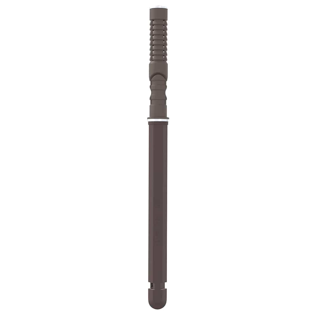 Schwebende Regalhalterungen 12 pcs Braun Ø12 x 190 mm Stahl