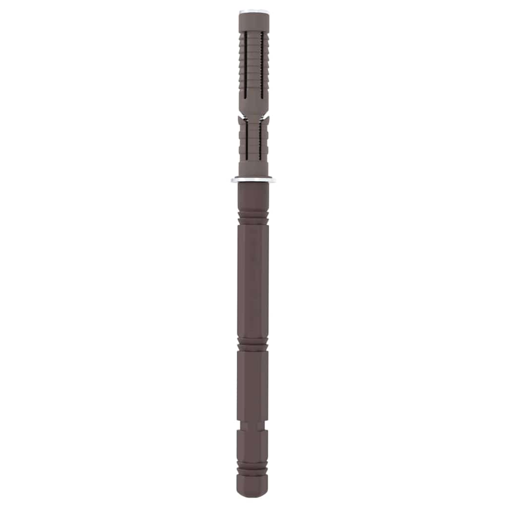 Schwebende Regalhalterungen 12 pcs Braun Ø14 x 210 mm Stahl