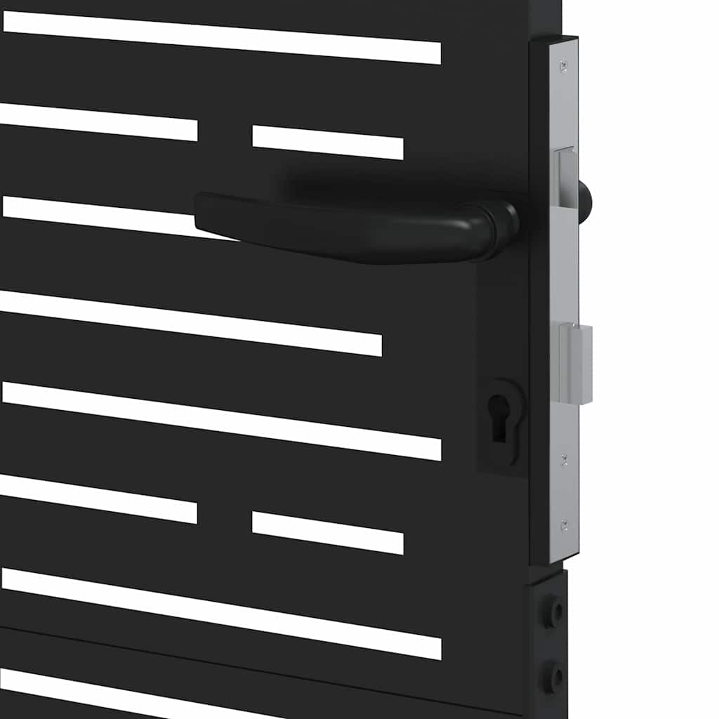 Gartentor, Gartentor 85x100 cm Cortenstahl Quadratdesign