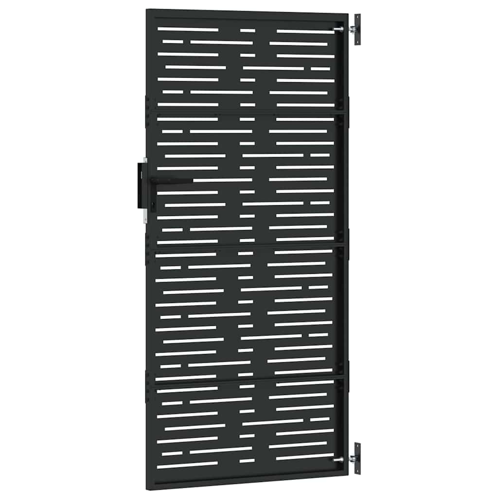 Gartentor, Gartentor 85x100 cm Cortenstahl Quadratdesign