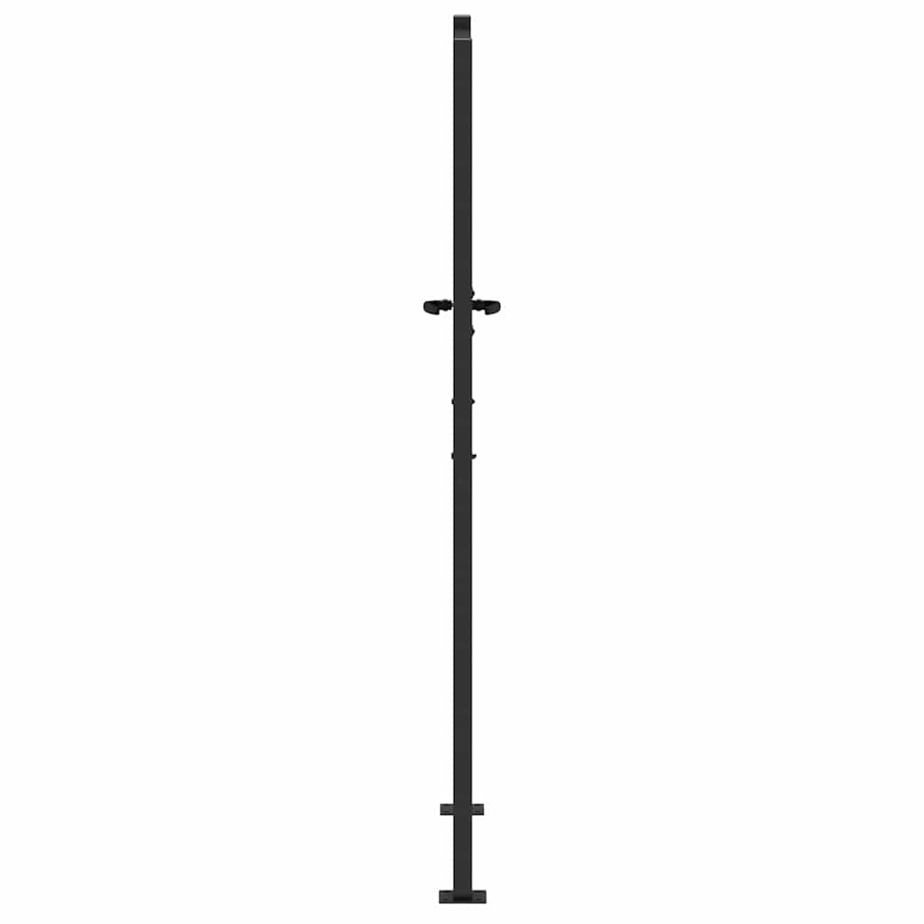 Gartentor, Gartentor 105x75 cm Cortenstahl Baumdesign Schwarz