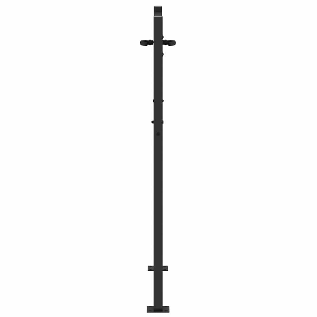 Gartentor, Gartenzaun 105x75 cm Cortenstahl Bambus Design