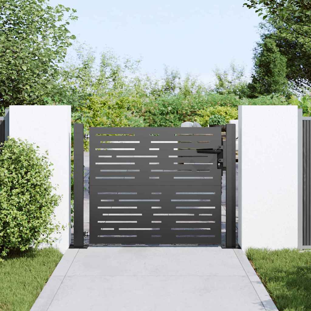 Gartentor, Gartentor 105x75 cm Cortenstahl quadratisches Design
