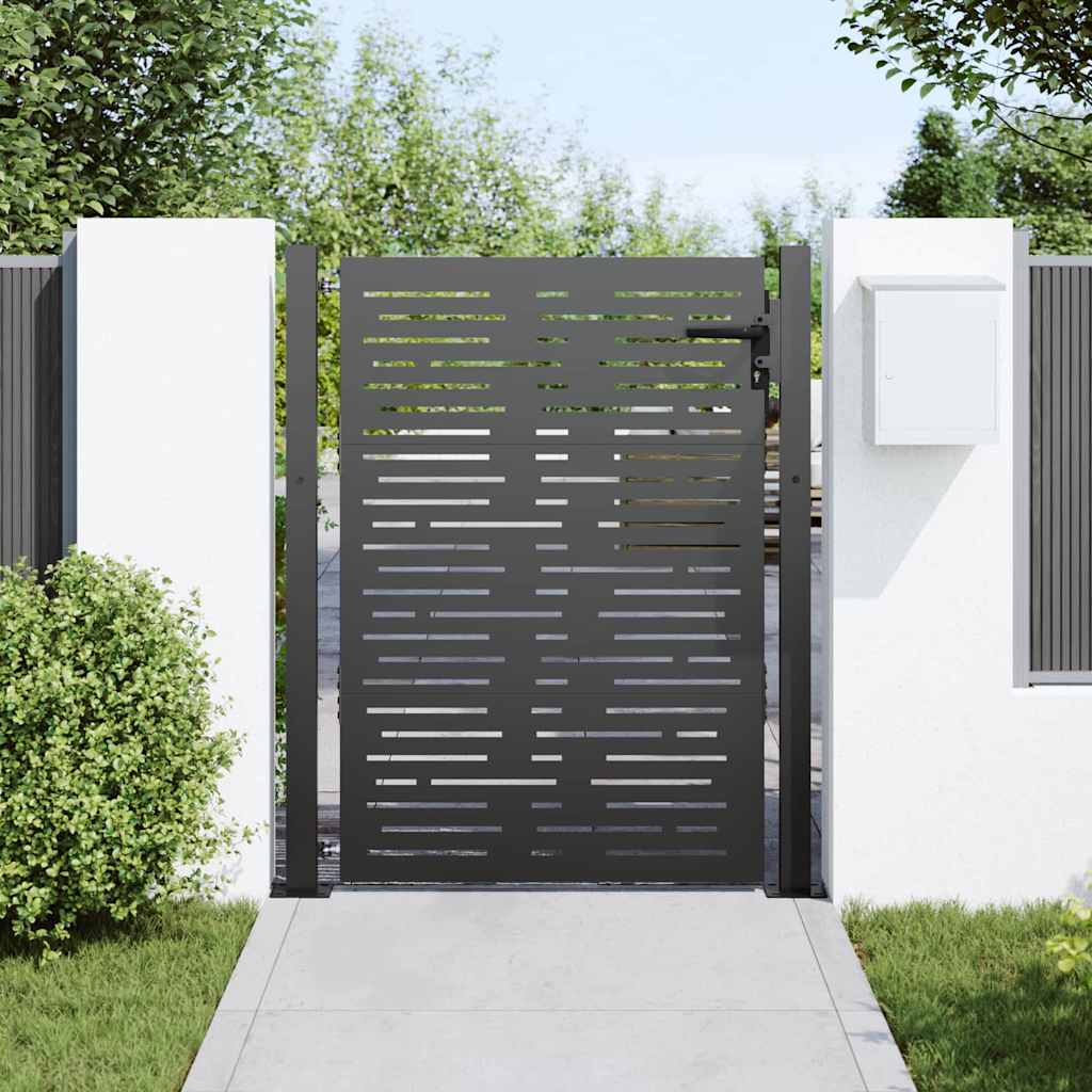 Gartentor, Gartentor 105x75 cm Cortenstahl quadratisches Design