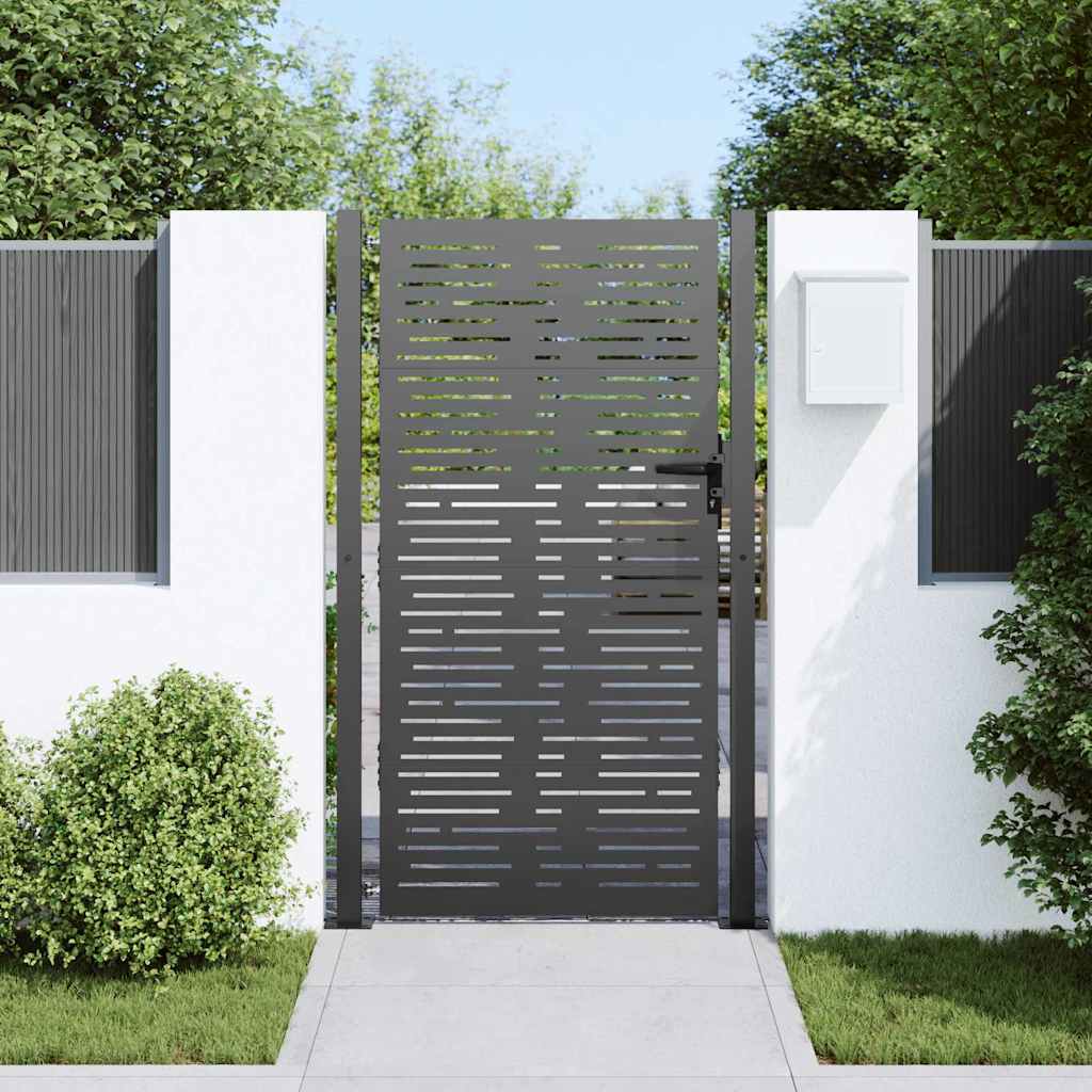 Gartentor, Gartentor 105x75 cm Cortenstahl quadratisches Design