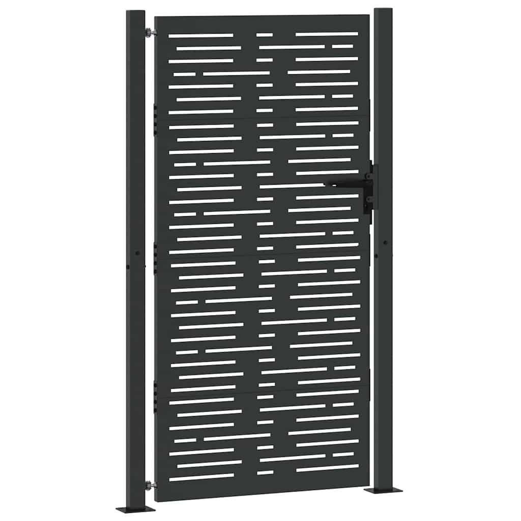 Gartentor, Gartentor 105x75 cm Cortenstahl quadratisches Design