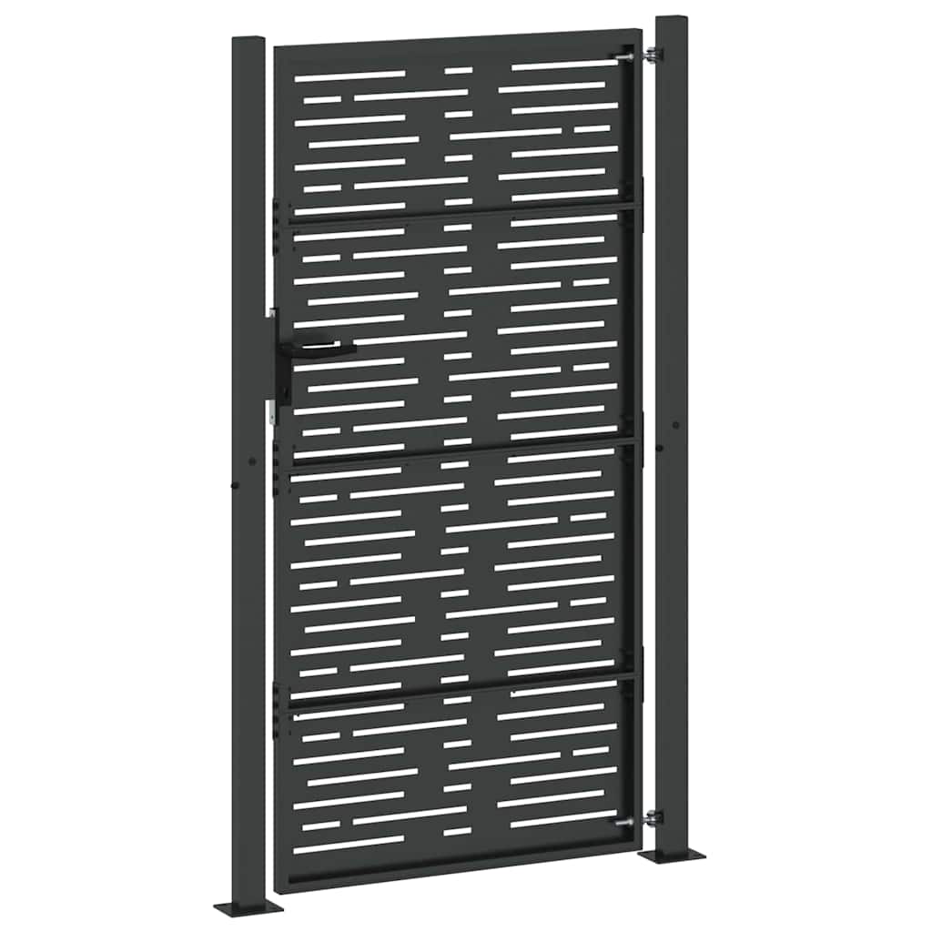 Gartentor, Gartentor 105x75 cm Cortenstahl quadratisches Design