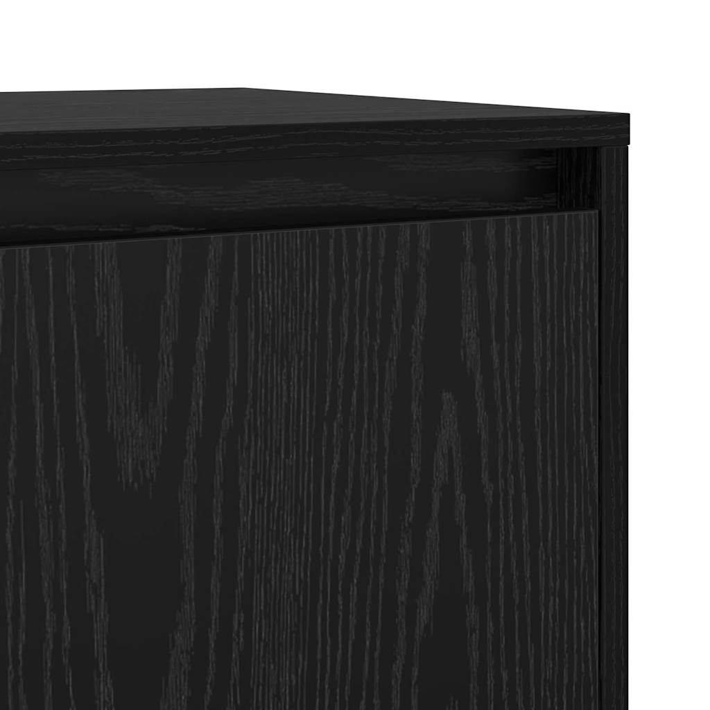 Sideboards 2 pcs Schwarze Eiche 70 x 41 x 75 cm Holzwerkstoff
