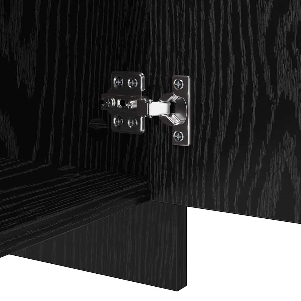 Sideboards 2 pcs Schwarze Eiche 70 x 41 x 75 cm Holzwerkstoff