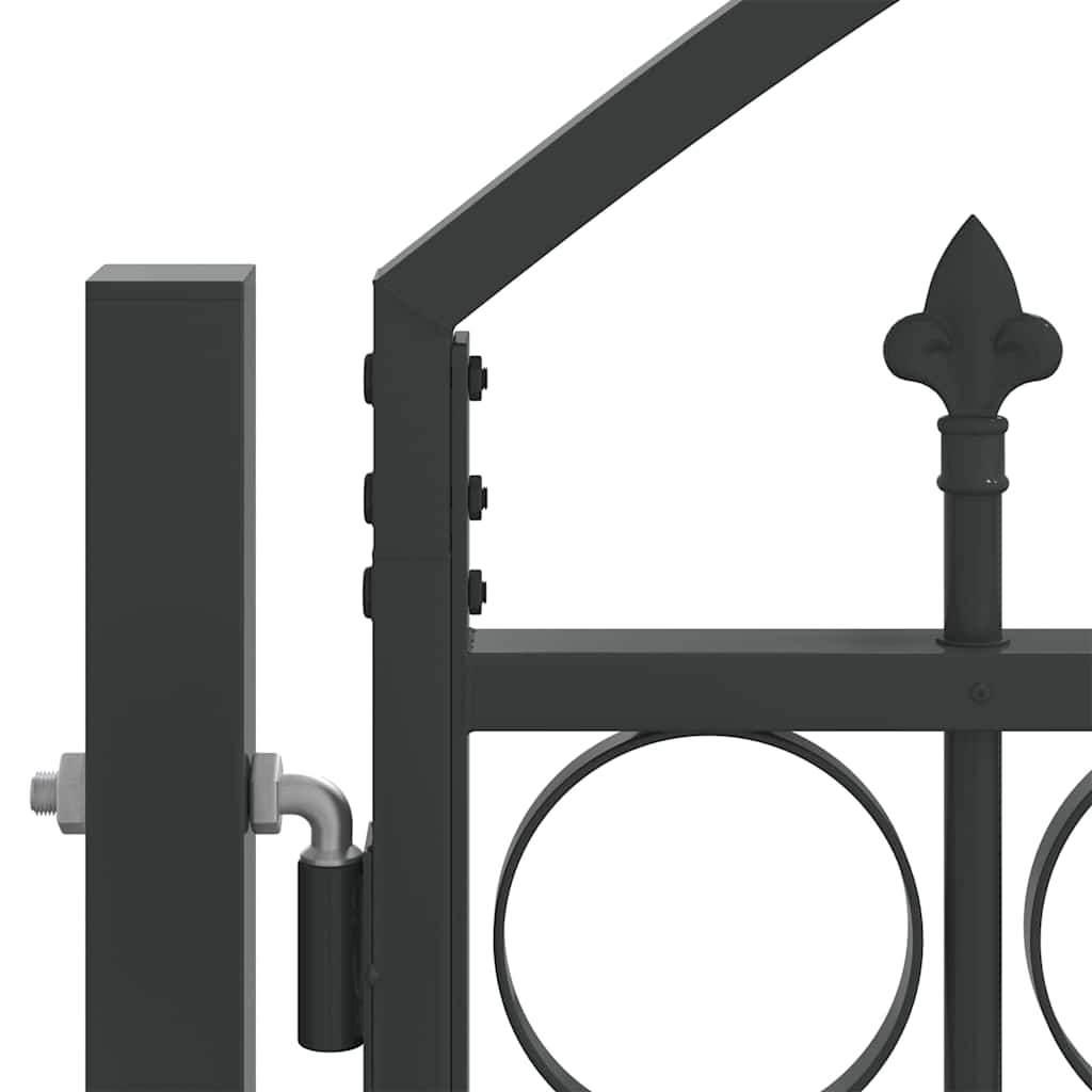 Zaun tor Sonstiges Grau 300 x 125 cm Stahl