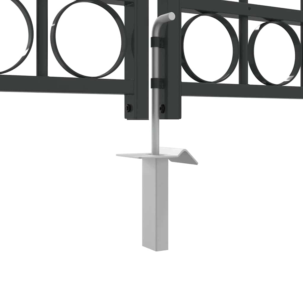 Zaun tor Sonstiges Grau 300 x 125 cm Stahl