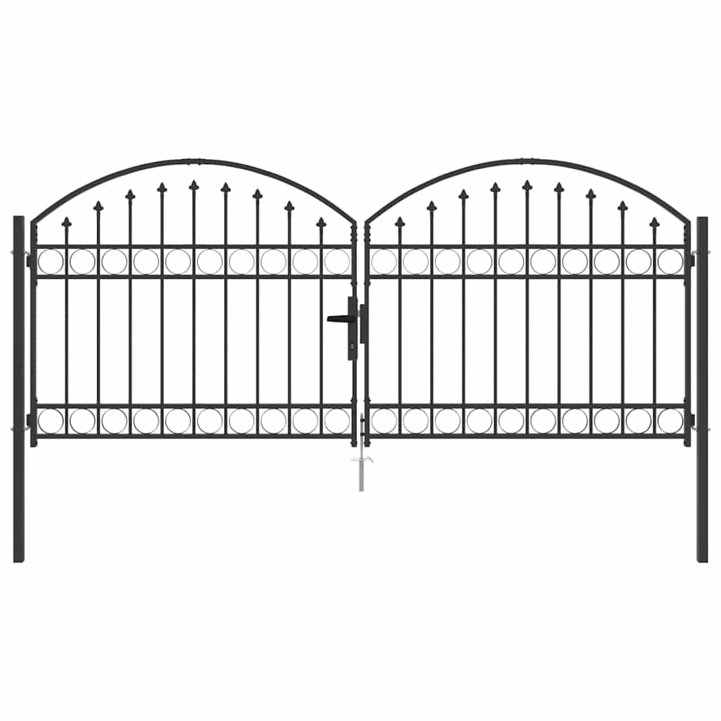 Zaun tor Sonstiges Grau 300 x 125 cm Stahl