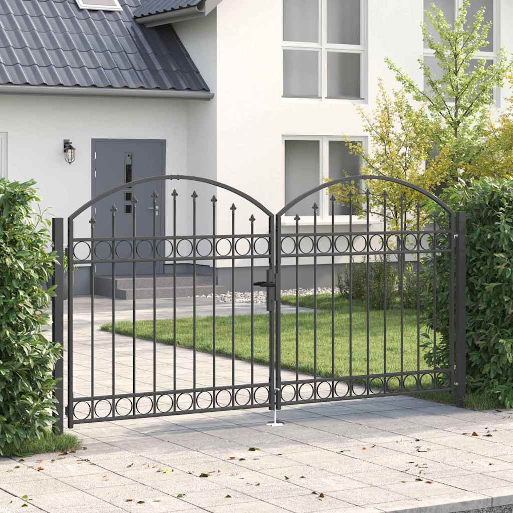 Zaun tor Sonstiges Grau 300 x 150 cm Stahl