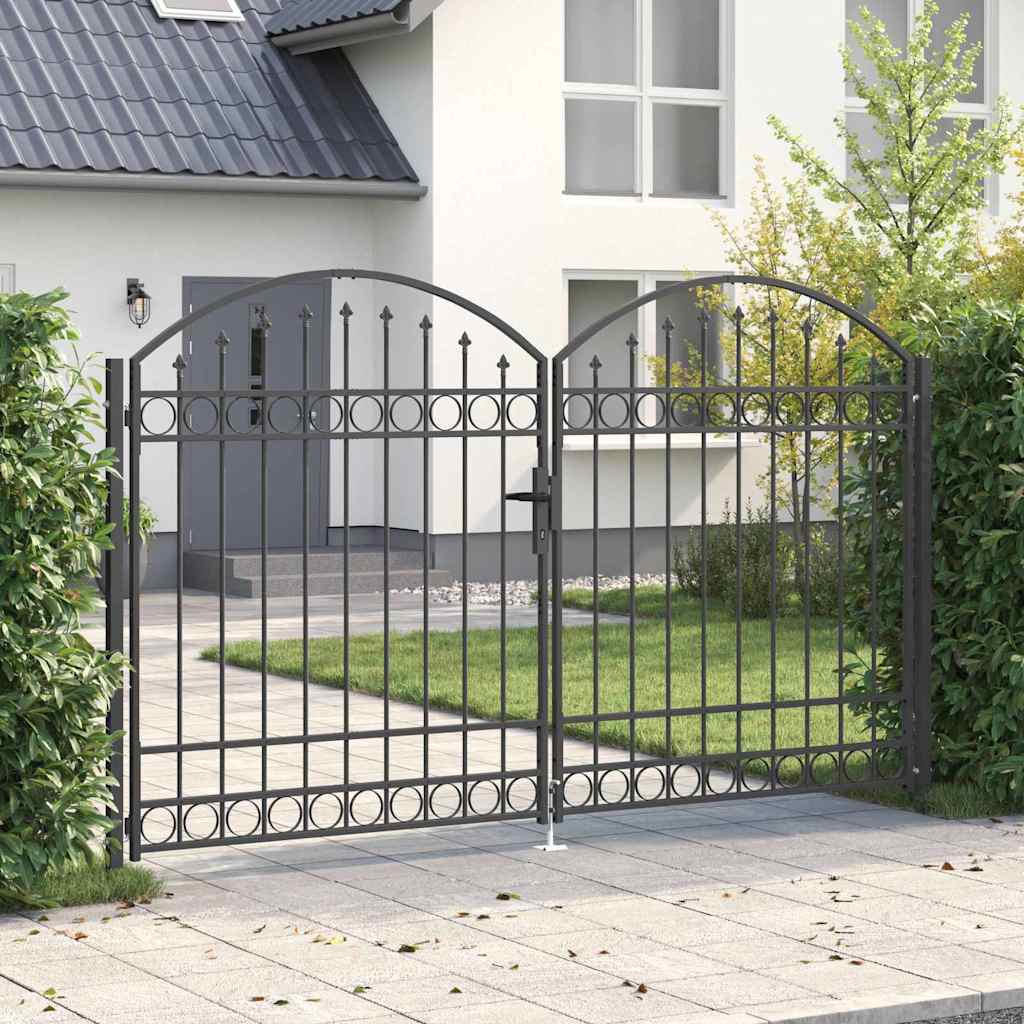 Zaun tor Sonstiges Grau 300 x 175 cm Stahl