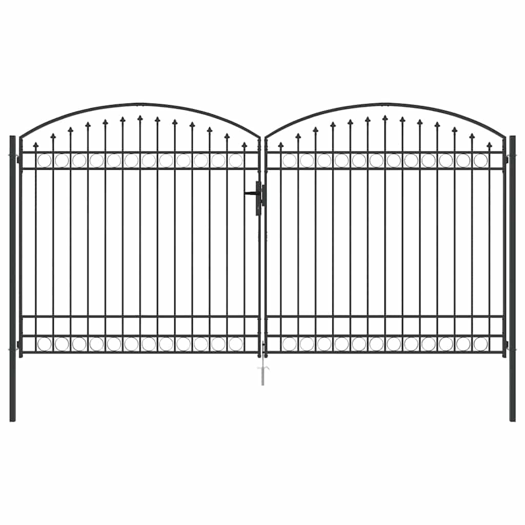 Zaun tor Sonstiges Grau 400 x 200 cm Stahl