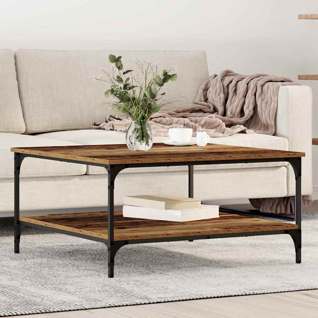 Couchtisch Altholz 80 x 80 x 40 cm Holzwerkstoff