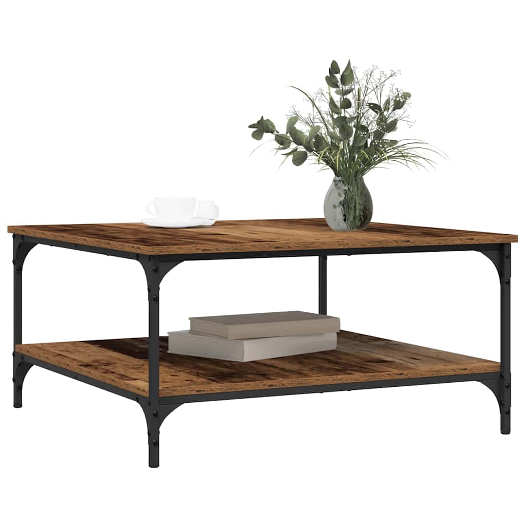 Couchtisch Altholz 80 x 80 x 40 cm Holzwerkstoff