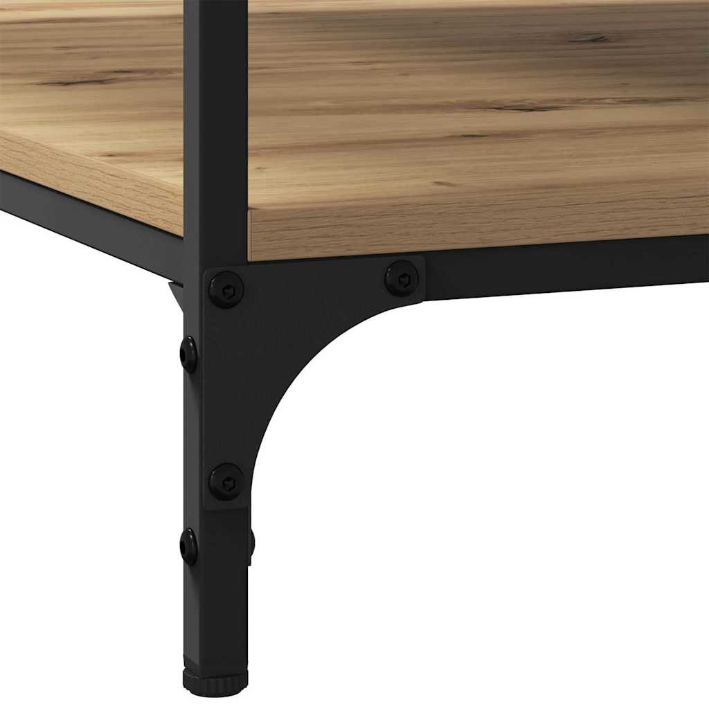Couchtisch Eiche handwerklich 80 x 80 x 40 cm Holzwerkstoff