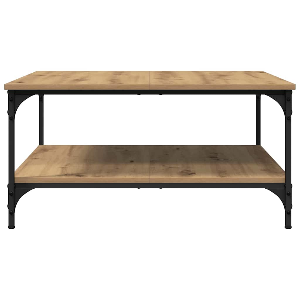 Couchtisch Eiche handwerklich 80 x 80 x 40 cm Holzwerkstoff