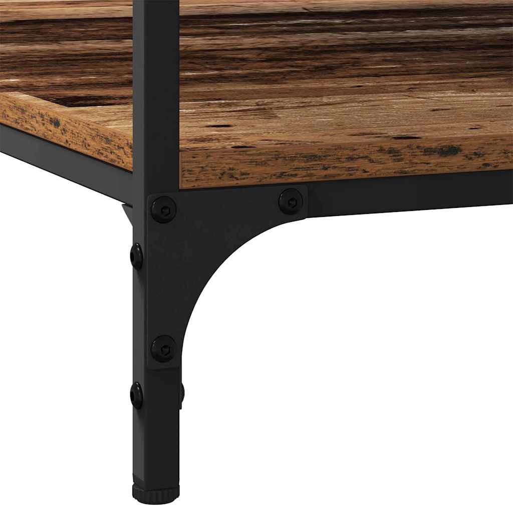 Couchtisch Altholz 100 x 100 x 40 cm Holzwerkstoff