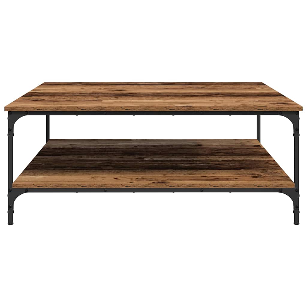 Couchtisch Altholz 100 x 100 x 40 cm Holzwerkstoff