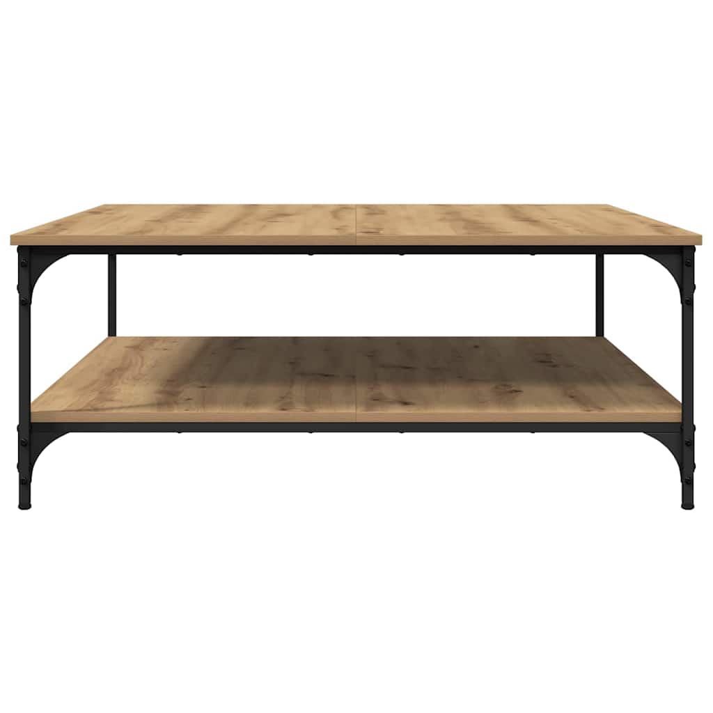 Couchtisch Eiche handwerklich 100 x 100 x 40 cm Holzwerkstoff