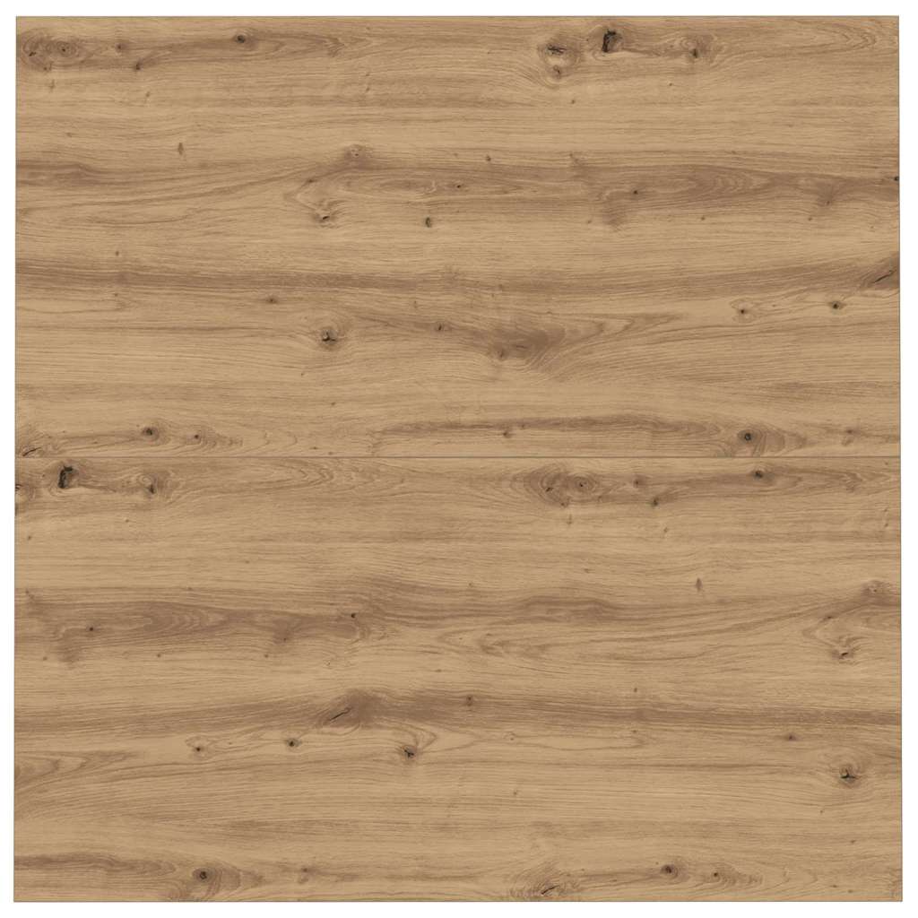 Couchtisch Eiche handwerklich 100 x 100 x 40 cm Holzwerkstoff