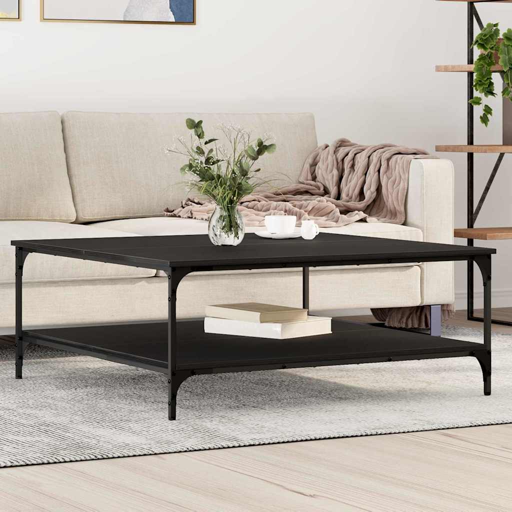 Couchtisch Schwarze Eiche 100 x 100 x 40 cm Holzwerkstoff