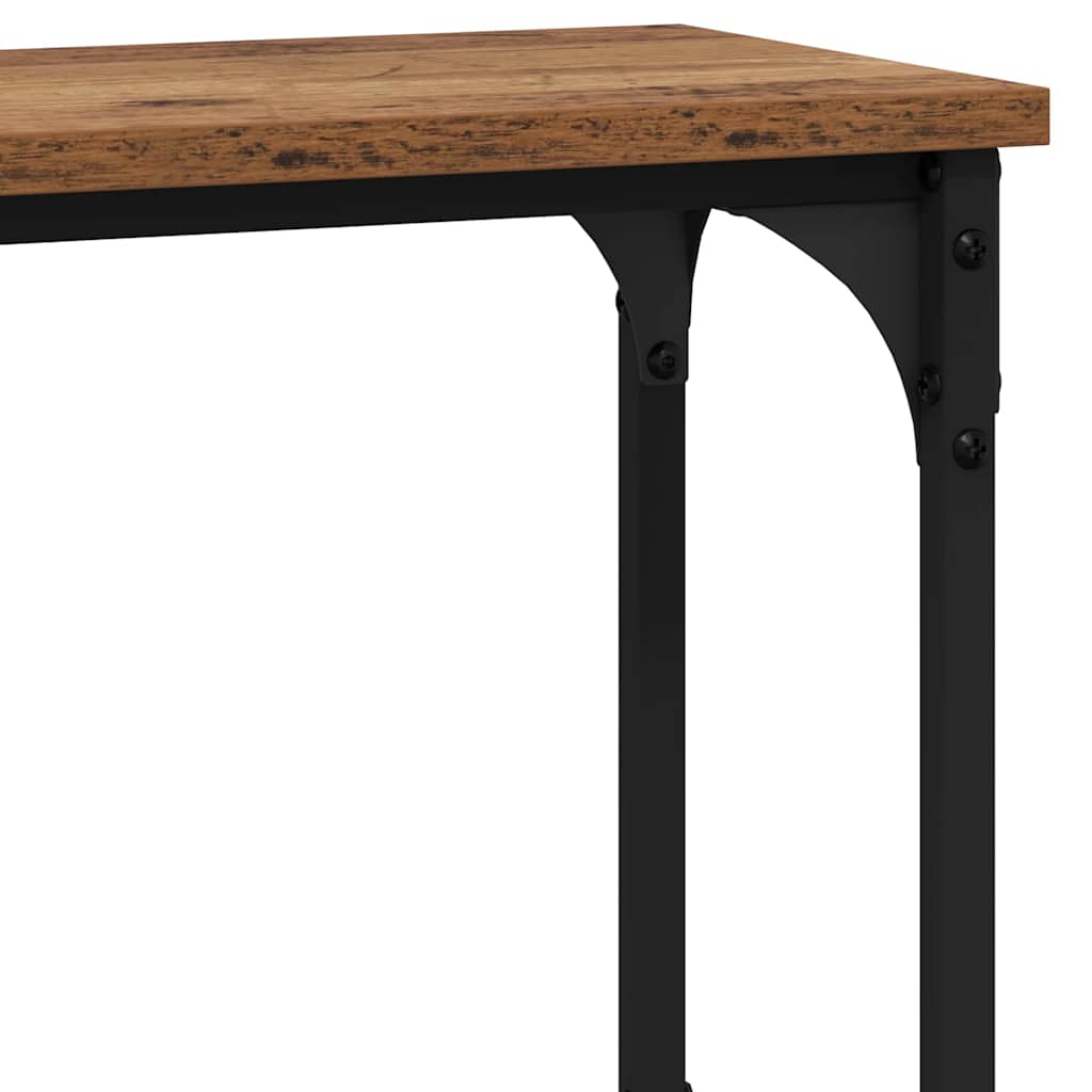 Konsolentisch Altholz 100 x 22,5 x 75 cm Holzwerkstoff