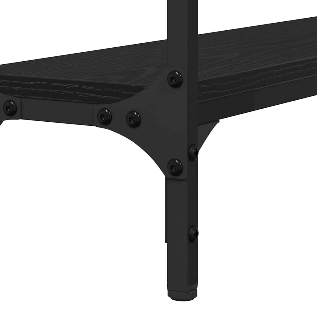Konsolentisch Schwarze Eiche 100 x 22,5 x 75 cm Holzwerkstoff