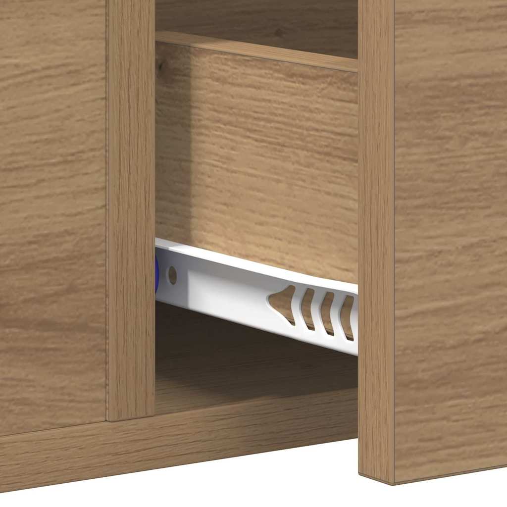 Konsolentisch Other Eiche handwerklich 100 x 34.5 x 75 cm