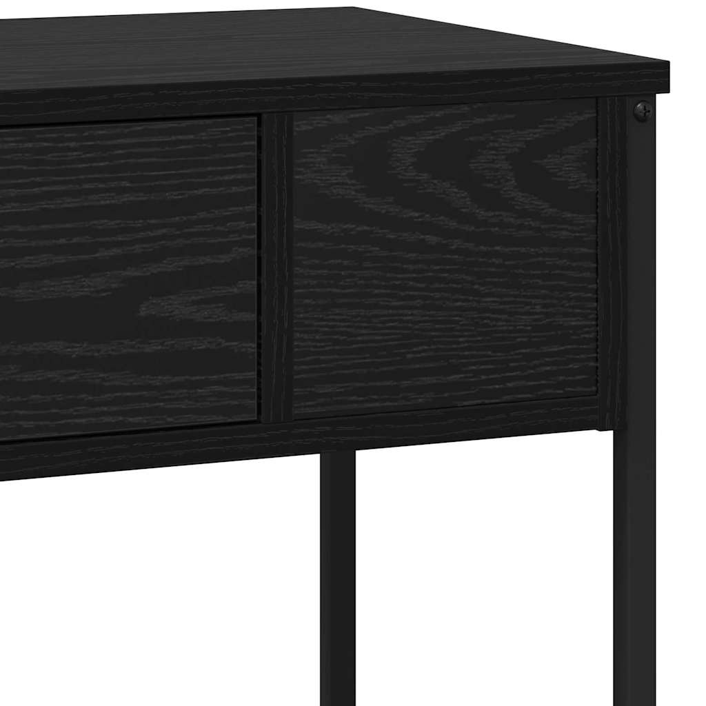 Konsolentisch Schwarze Eiche 100 x 34.5 x 75 cm Holzwerkstoff