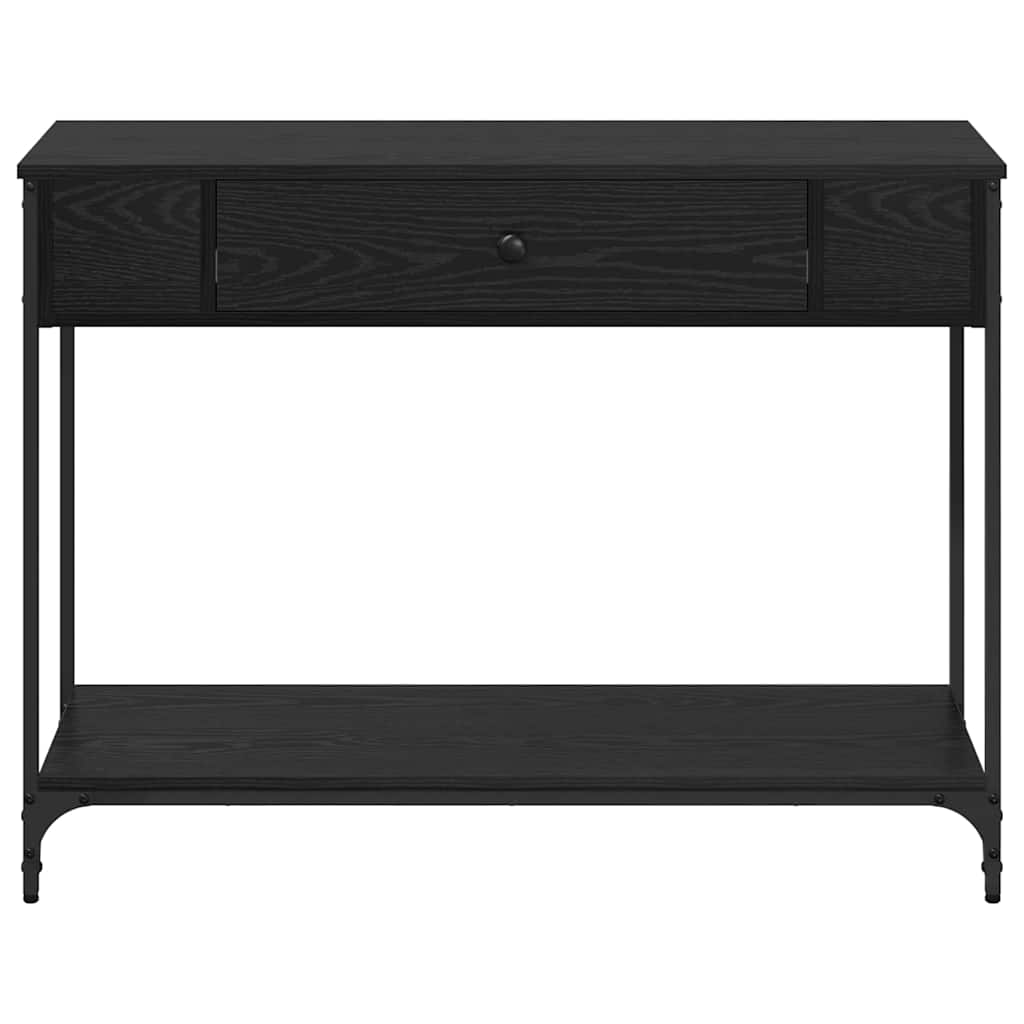 Konsolentisch Schwarze Eiche 100 x 34.5 x 75 cm Holzwerkstoff