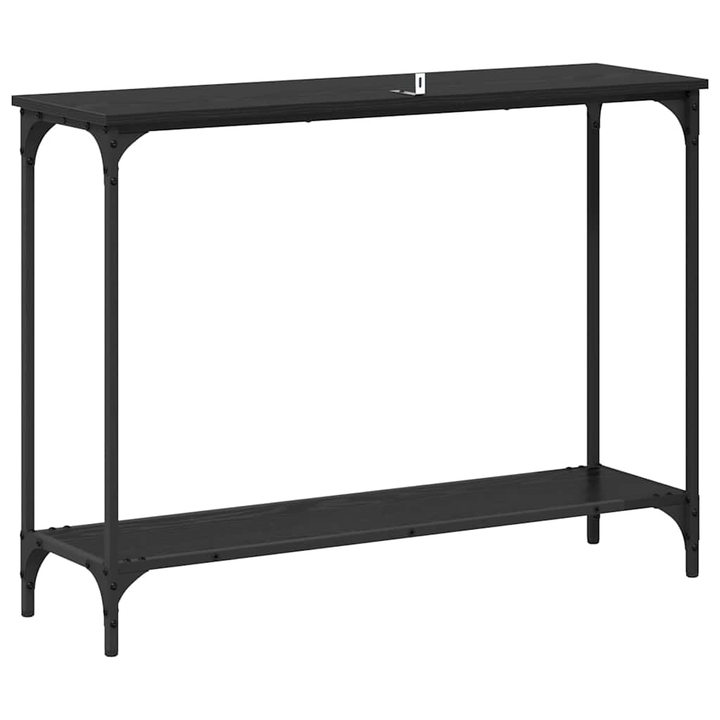 Konsolentisch Schwarze Eiche 101 x 30.5 x 75 cm Holzwerkstoff
